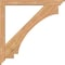 Ekena Millwork Imperial Traditional Smooth Bracket w/ Offset Brace, Western Red Cedar, 5 1/2"W x 46"D x 46"H BKT0604X46X46IMP01SWR - alternate 2